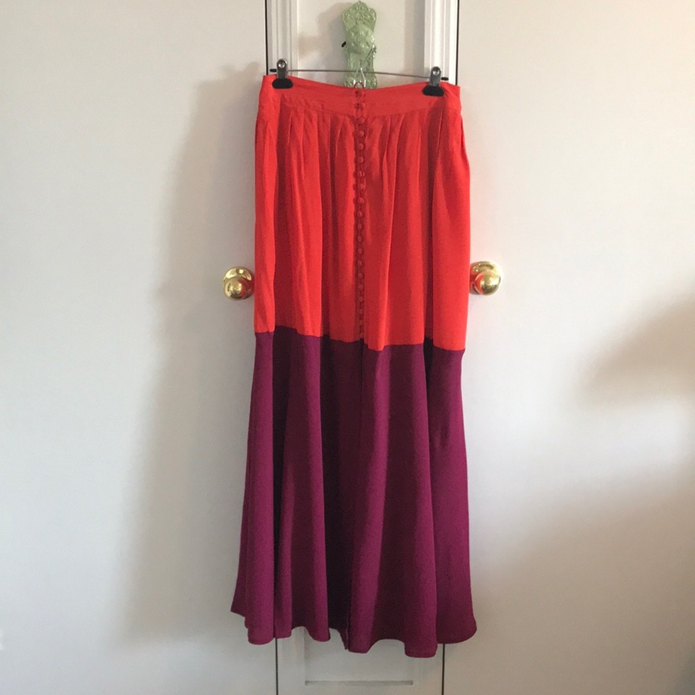 Two toned ASOS maxi skirt